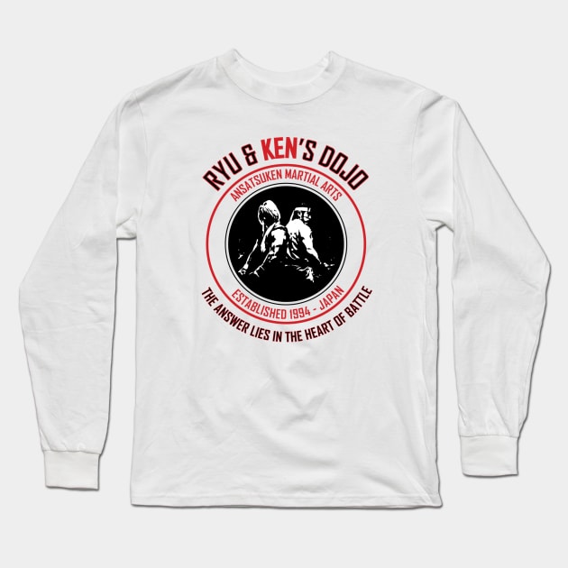 Ryu & Ken's Dojo Long Sleeve T-Shirt by ThomasH847